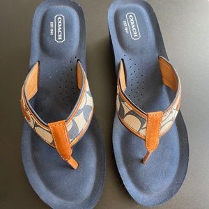 Coach Wedge Sandals, Size 10